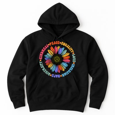 Kindness Peace Equality Love Hope Diversity Human Rights Hoodie