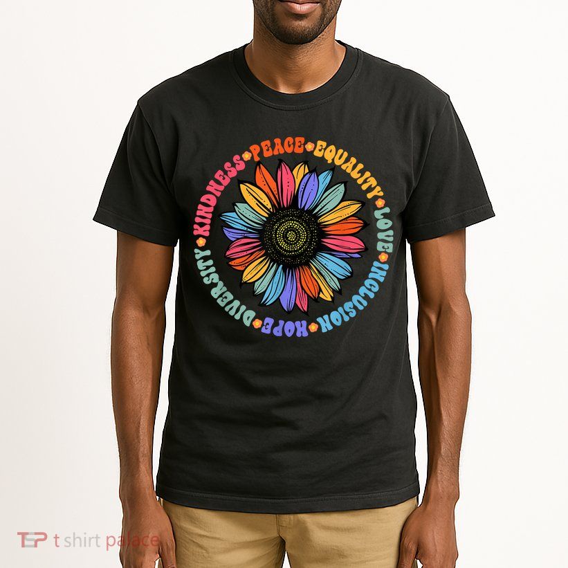 Kindness Peace Equality Love Hope Diversity Human Rights Tall T-Shirt