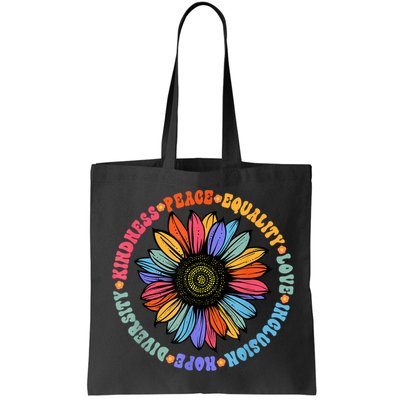 Kindness Peace Equality Love Hope Diversity Human Rights Bag