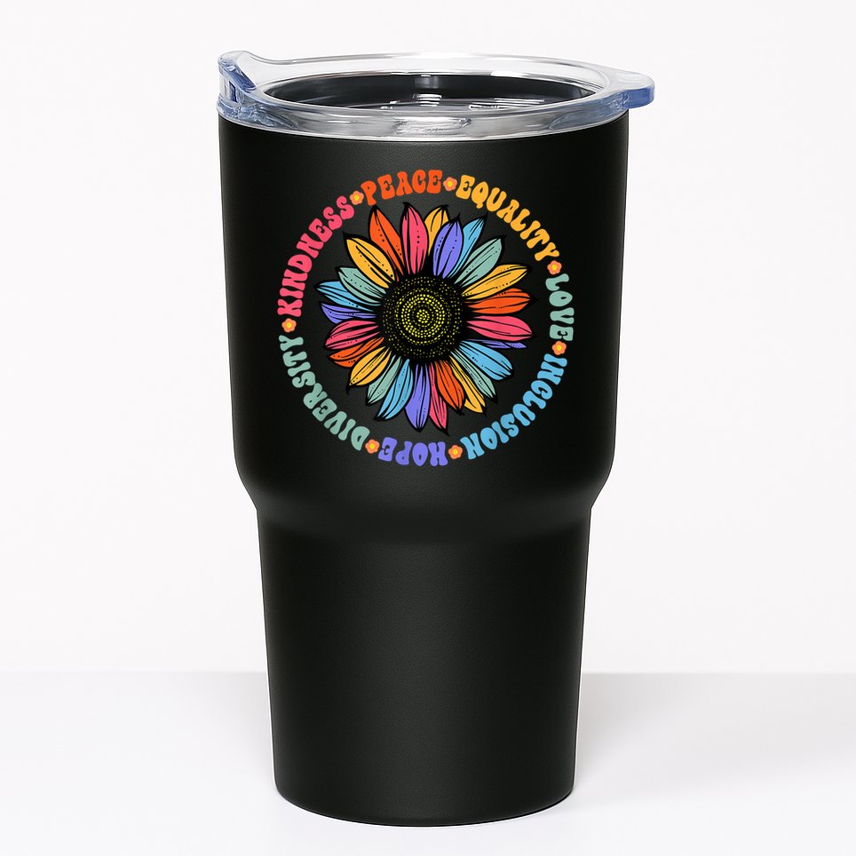 Kindness Peace Equality Love Hope Diversity Human Rights Tumbler