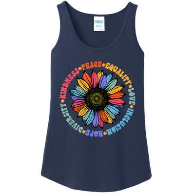 Kindness Peace Equality Love Hope Diversity Human Rights Ladies Essential Tank