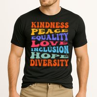 Kindness Peace Equality Love Inclusion Hope Diversity Cooling Performance Crew T-Shirt