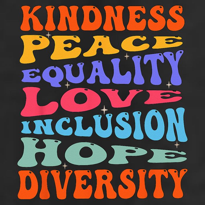 Kindness Peace Equality Love Inclusion Hope Diversity Adult Drive Performance Visor