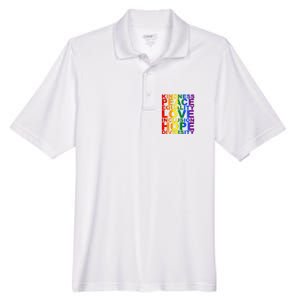 Kindness Peace Equality Love Quote Men's Origin Performance Pique Polo