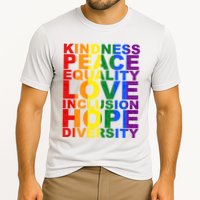 Kindness Peace Equality Love Quote Cooling Performance Crew T-Shirt