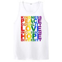 Kindness Peace Equality Love Quote PosiCharge Competitor Tank