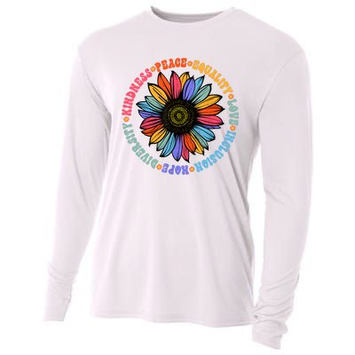 Kindness Peace Equality Love Hope Diversity Human Rights Cooling Performance Long Sleeve Crew