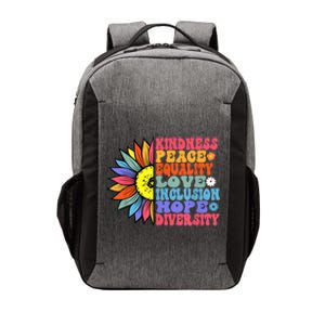 Kindness Peace Equality Love Hope Diversity Human Rights Vector Backpack