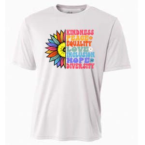 Kindness Peace Equality Love Hope Diversity Human Rights Cooling Performance Crew T-Shirt