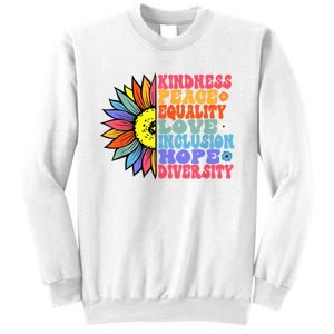 Kindness Peace Equality Love Hope Diversity Human Rights Sweatshirt