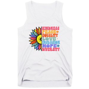 Kindness Peace Equality Love Hope Diversity Human Rights Tank Top