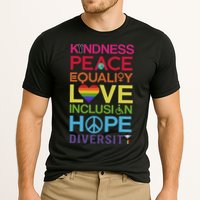 Kindness Peace Equality Inclusion Diversity Human Rights Cooling Performance Crew T-Shirt