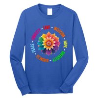 Kindness Peace Equality Love Inclusion Hope Diversity Gift Long Sleeve Shirt