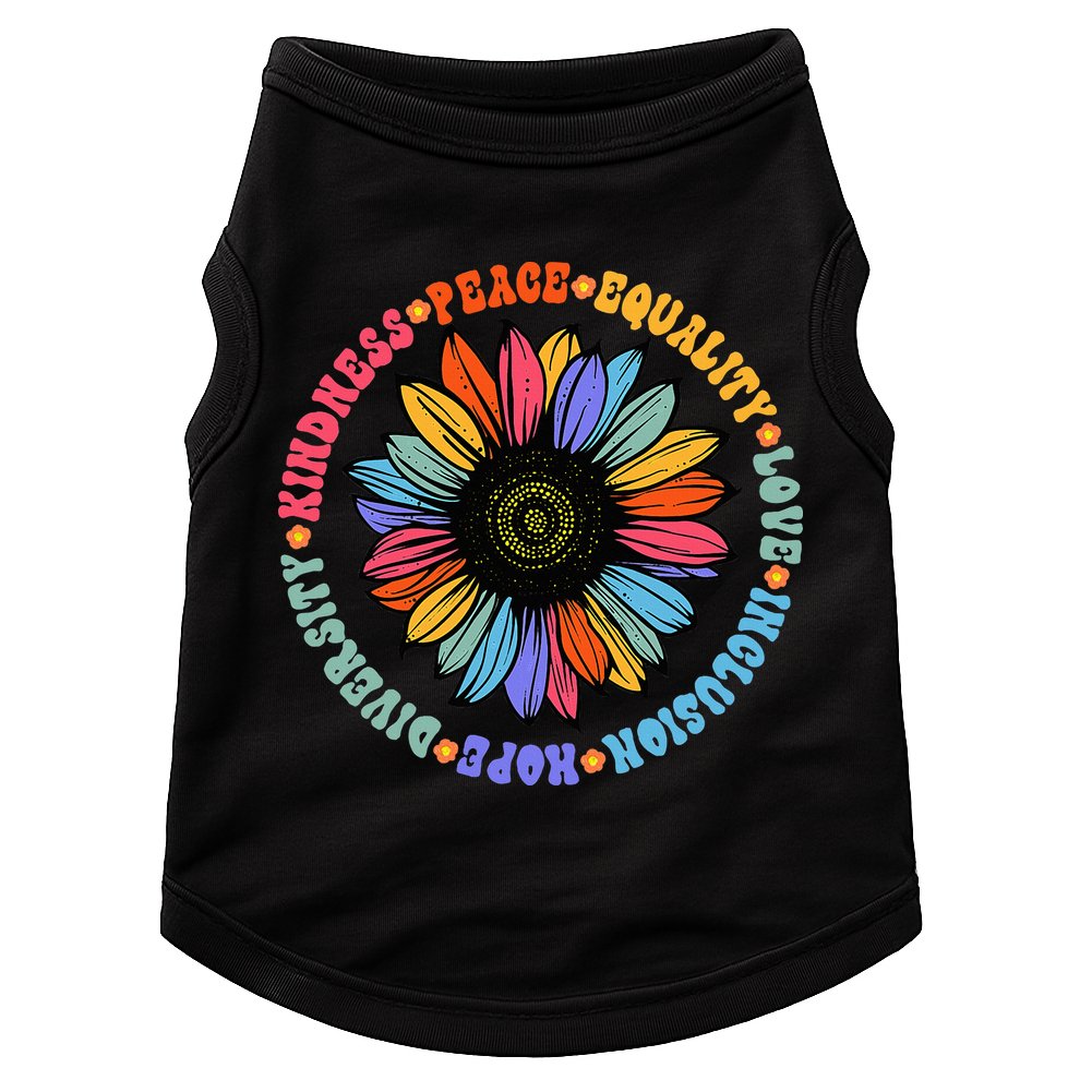 Kindness Peace Equality Love Hope Diversity Human Rights Doggie Tank