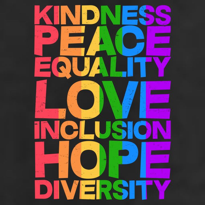 Kindness Peace Equality Love Inclusion Hope Diversity 11oz C Handle Ceramic Mug