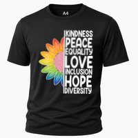 Kidness Peace Equality Love Inclusion Hope Diversity Cooling Performance Crew T-Shirt