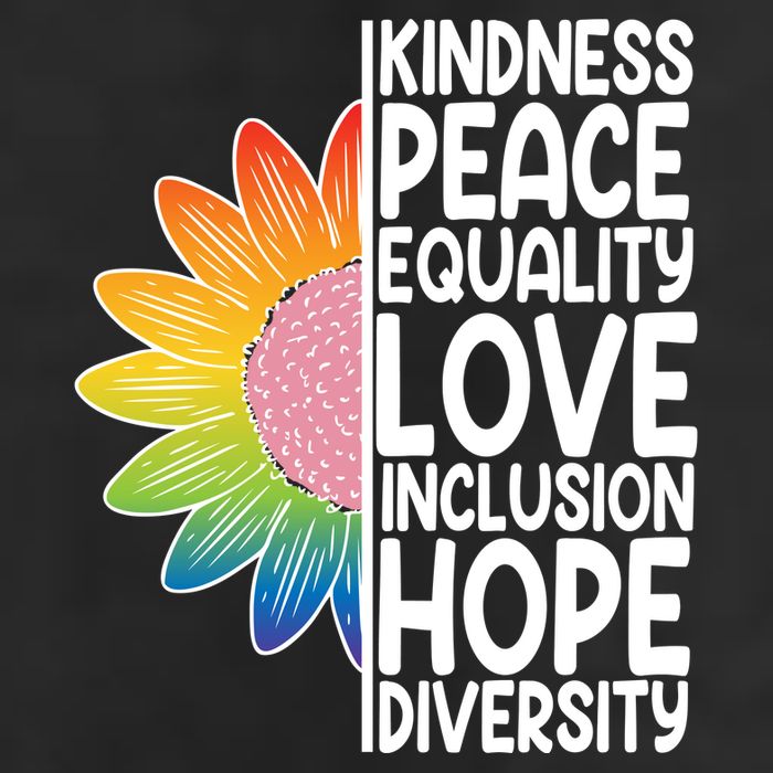 Kidness Peace Equality Love Inclusion Hope Diversity Adult Drive Performance Visor