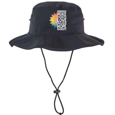 Kidness Peace Equality Love Inclusion Hope Diversity Legacy Cool Fit Booney Bucket Hat