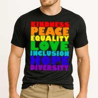 Kindness Peace Equality Love Inclusion Hope Diversity Cooling Performance Crew T-Shirt