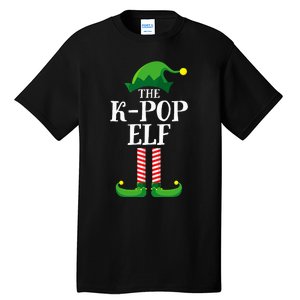 K Pop Elf Matching Family Group Christmas Party Tall T-Shirt