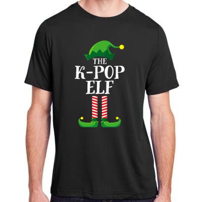 K Pop Elf Matching Family Group Christmas Party Adult ChromaSoft Performance T-Shirt