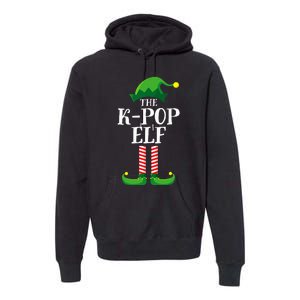 K Pop Elf Matching Family Group Christmas Party Premium Hoodie