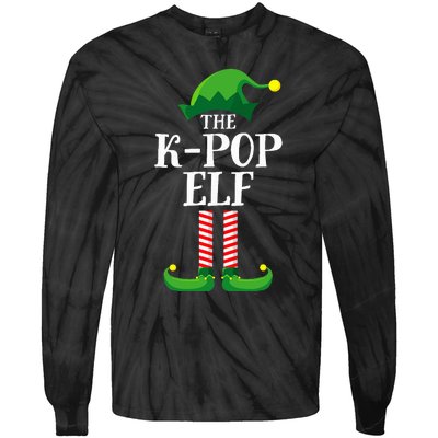 K Pop Elf Matching Family Group Christmas Party Tie-Dye Long Sleeve Shirt