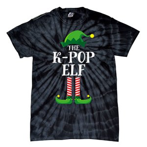 K Pop Elf Matching Family Group Christmas Party Tie-Dye T-Shirt