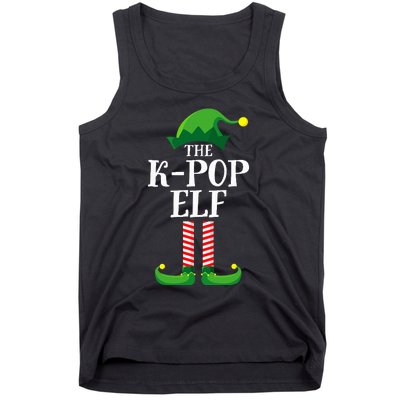 K Pop Elf Matching Family Group Christmas Party Tank Top