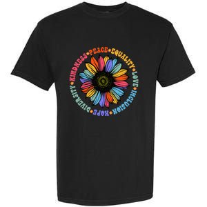 Kindness Peace Equality Love Hope Diversity Human Rights Garment-Dyed Heavyweight T-Shirt