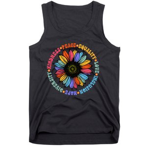 Kindness Peace Equality Love Hope Diversity Human Rights Tank Top