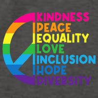 Kindness Peace Equality Love Inclusion Hope Diversity Vector Backpack
