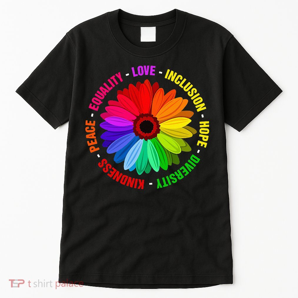 Kindness Peace Equality Love Inclusion Hope Diversity Tall T-Shirt