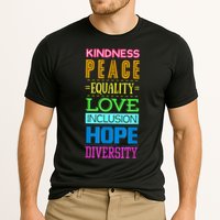 Kindness Peace Equality Love Inclusion Hope Diversity Cooling Performance Crew T-Shirt