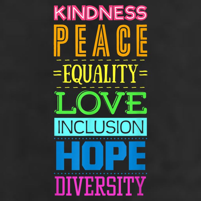 Kindness Peace Equality Love Inclusion Hope Diversity Adult Drive Performance Visor