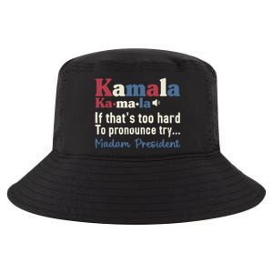 Kamala Pronunciation Funny Presidential Election 2024 Cool Comfort Performance Bucket Hat