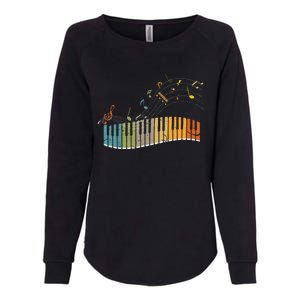 Keyboard Pianist Funny Musician Piano Art Music Womens California Wash Sweatshirt