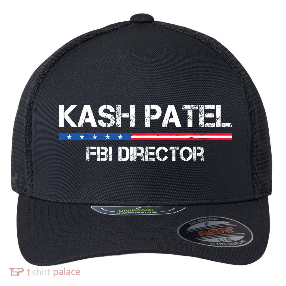 Kash Patel Fbi Director Flexfit Unipanel Trucker Cap