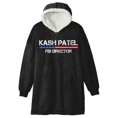 Kash Patel Fbi Director Hooded Wearable Blanket