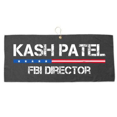 Kash Patel Fbi Director Large Microfiber Waffle Golf Towel