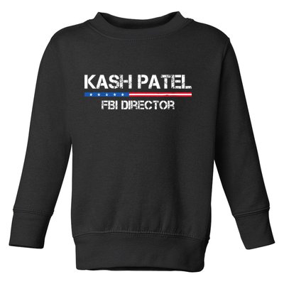 Kash Patel Fbi Director Toddler Sweatshirt