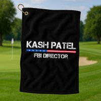Kash Patel Fbi Director Golf Towel