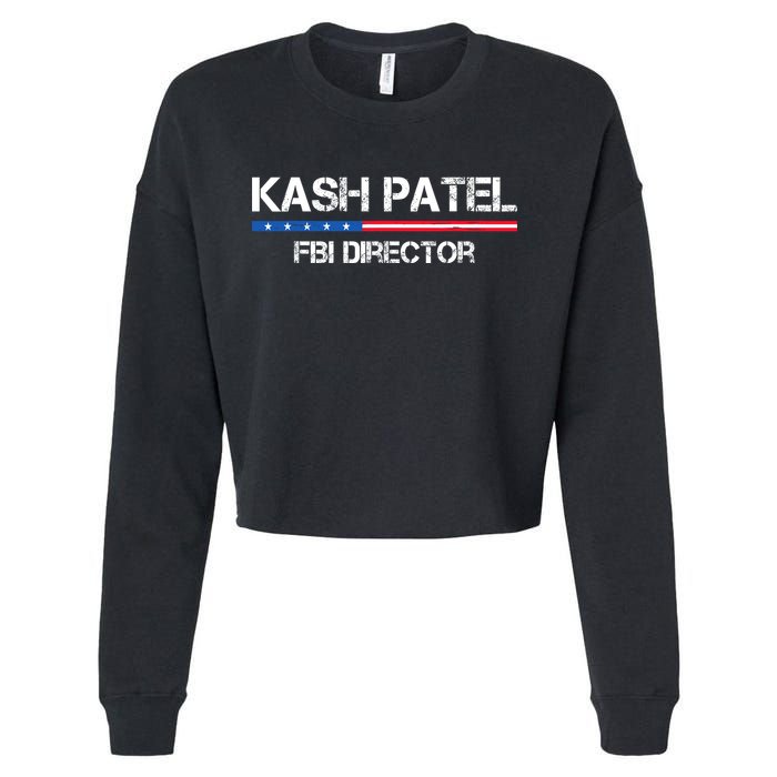 Kash Patel Fbi Director Cropped Pullover Crew