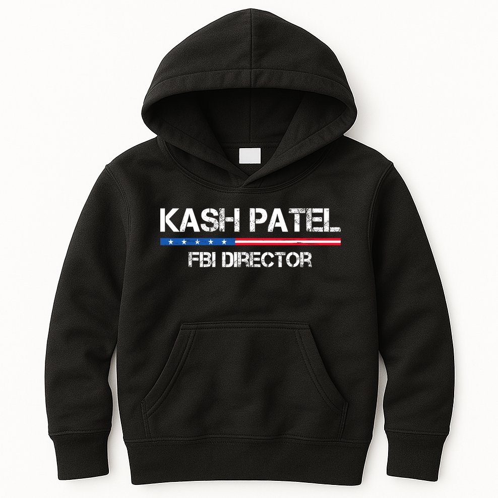 Kash Patel Fbi Director Kids Hoodie