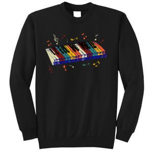 Keyboard Piano Funny Pianist Classical Music Lover Graphic Sweatshirt