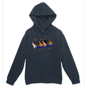 Keyboard Piano Funny Pianist Classical Music Lover Graphic Urban Pullover Hoodie