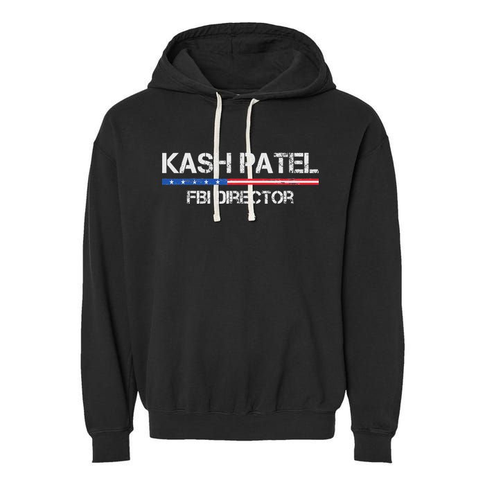 Kash Patel Fbi Director Garment-Dyed Fleece Hoodie
