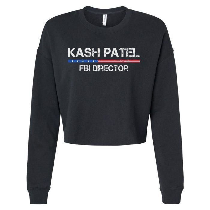Kash Patel Fbi Director Cropped Pullover Crew