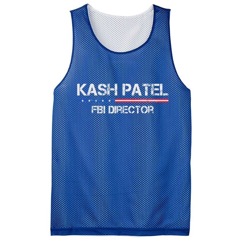 Kash Patel Fbi Director Mesh Reversible Basketball Jersey Tank