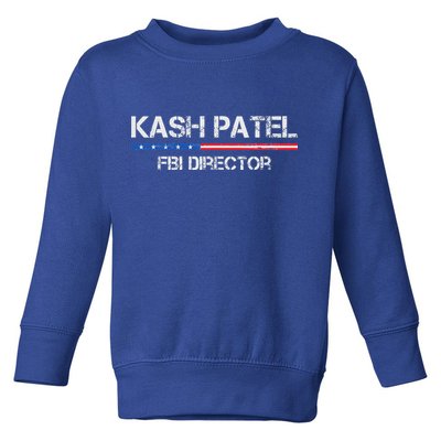 Kash Patel Fbi Director Toddler Sweatshirt